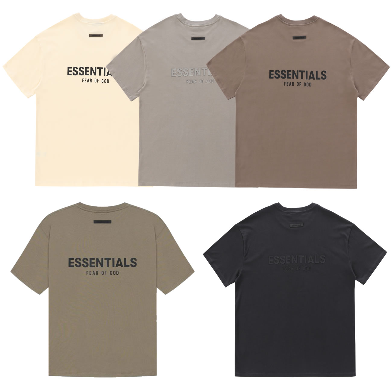 Fear Of God Essentials T Shirt Cream Buttercream Ss21 (1) - www.newkick.vip